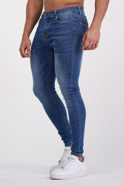 THE LORENZO JEANS - DONKERBLAUW