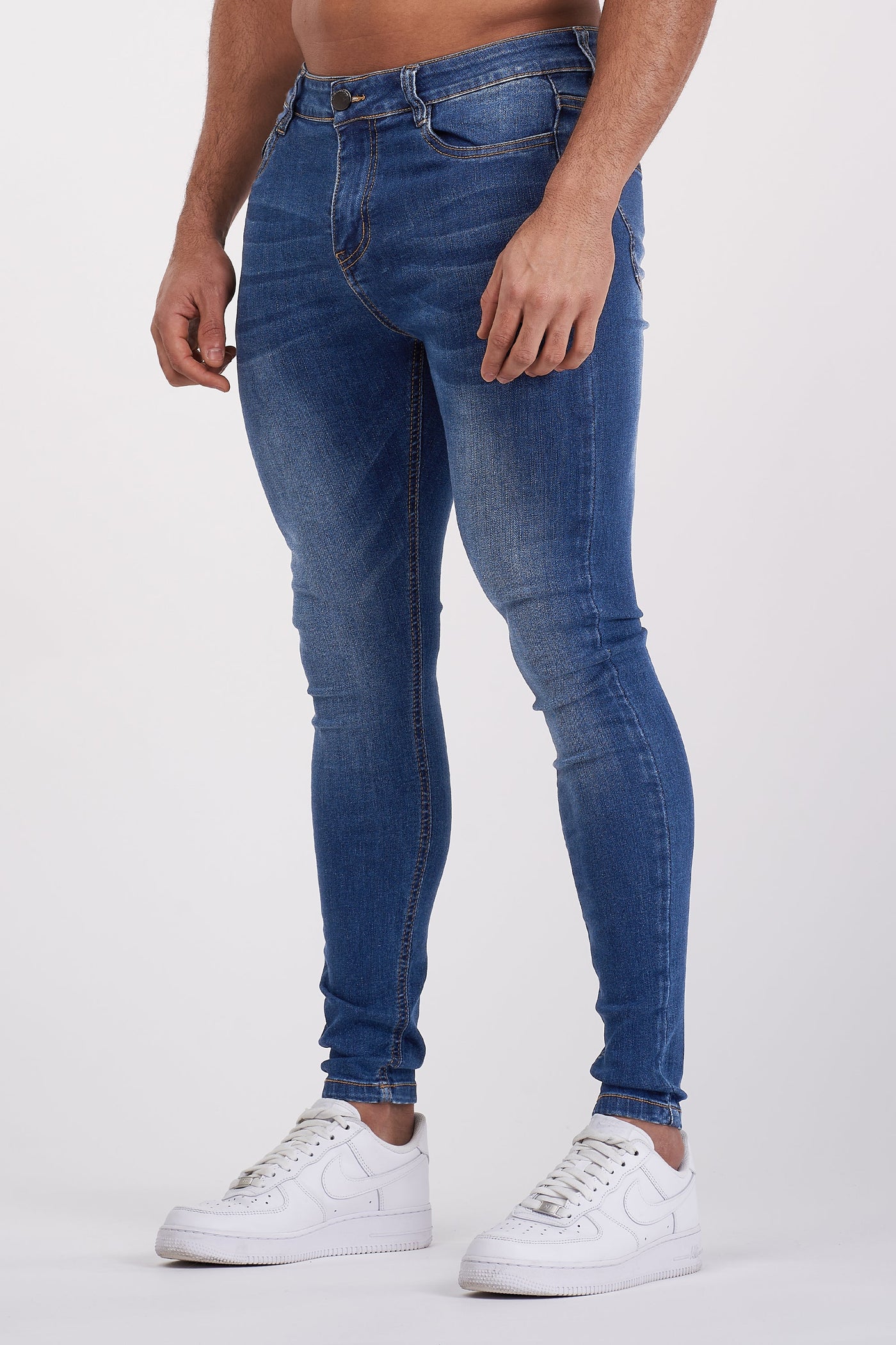 THE LORENZO JEANS - DONKERBLAUW