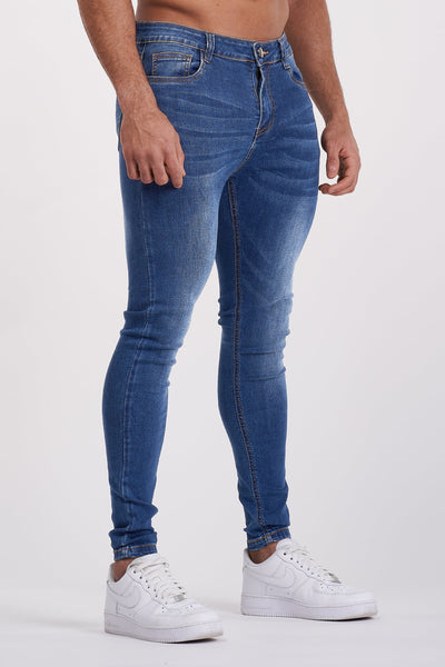 THE LORENZO JEANS - DONKERBLAUW