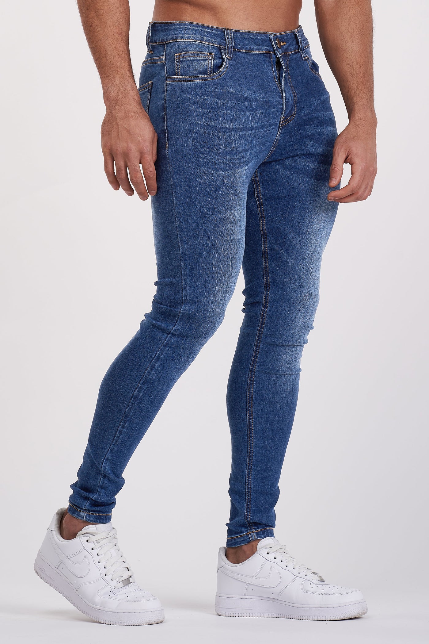 THE LORENZO JEANS - DONKERBLAUW