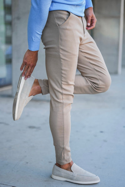 Velvetystrech™ - Beige broek