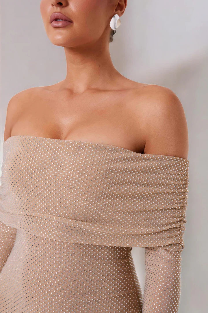 Selene™ - Maxi-jurk met lange mouwen