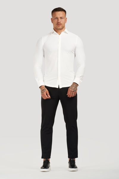 THE ATHLETIC STRETCH SHIRT - WHITE