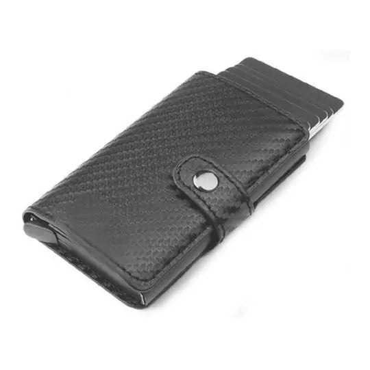 Carbon Shield Wallet™ - Veiligheid in Stijl: Koolstofvezel RFID Pasjeshouder